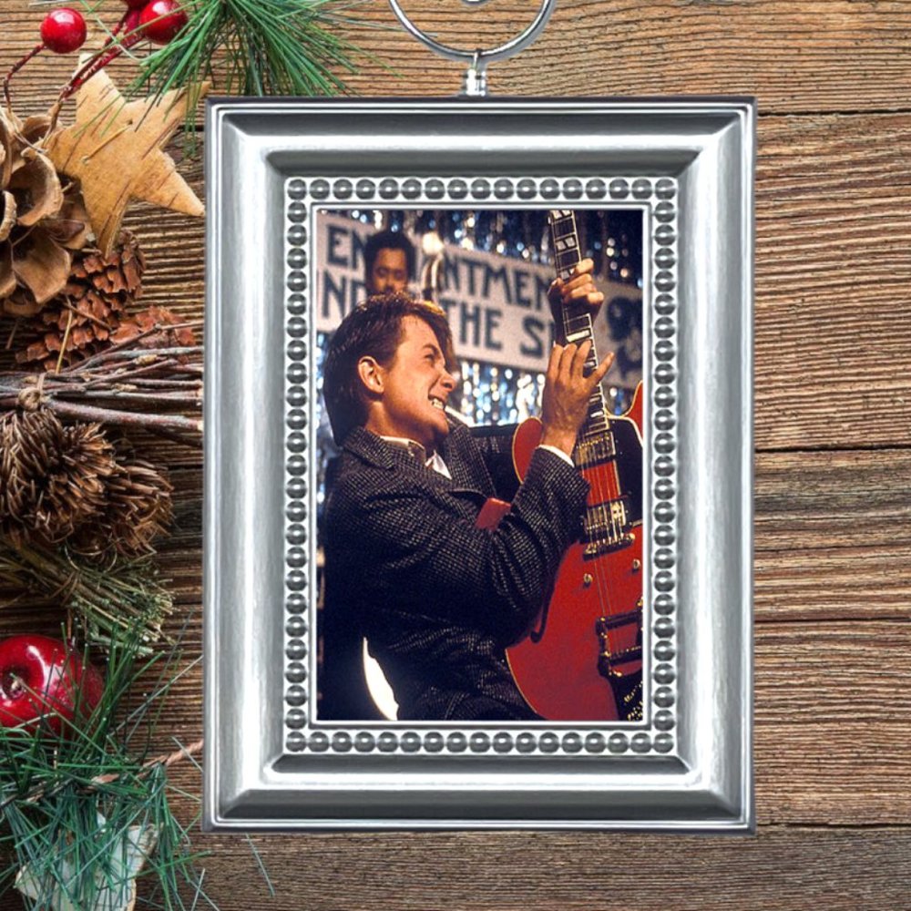 Back To The Future Marty Mcfly Retro Movie Memorabilia Christmas Tree Ornament